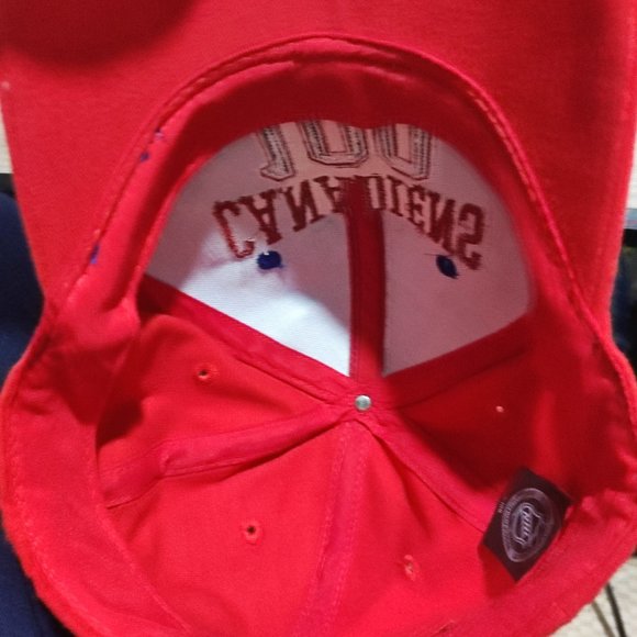 Montreal Canadians 100 season celebrate 1909-2009 hockey cap / hat blue & red - Picture 5 of 6